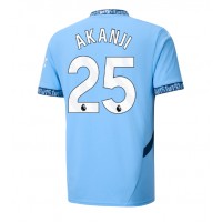 Camisa de time de futebol Manchester City Manuel Akanji #25 Replicas 1º Equipamento 2024-25 Manga Curta